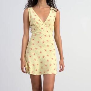 realisation par mini dress yellow